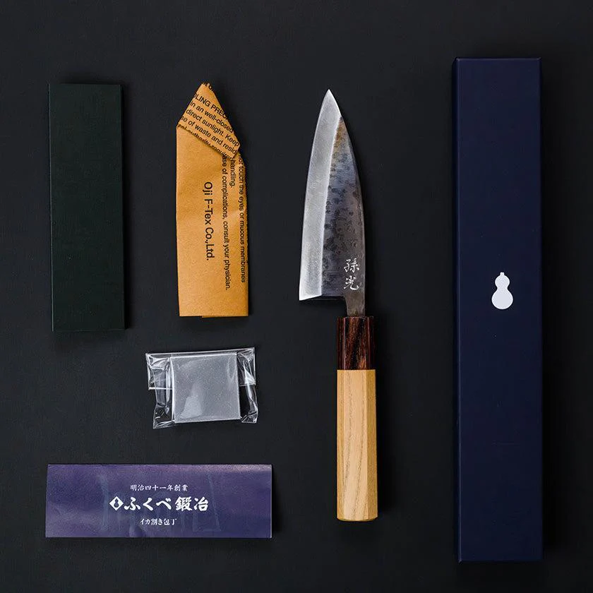 【出刃包丁】SHINBU (心舞) 120mm | 野鍛冶 | ふくべ鍛冶 - Image 15