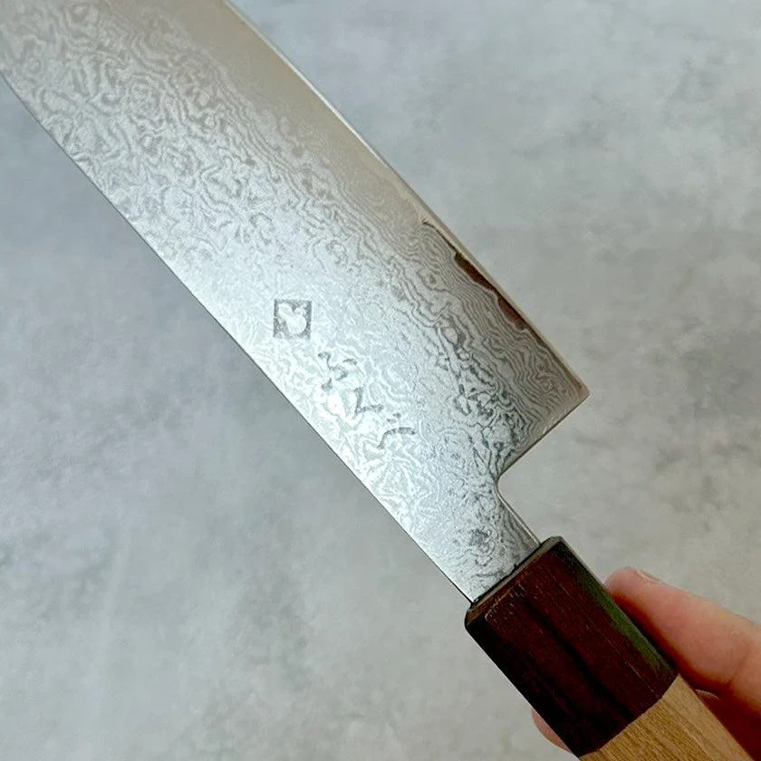 【三徳包丁・30丁限定】VG10 16層 ダマスカス | 野鍛冶 | ふくべ鍛冶 - Image 10