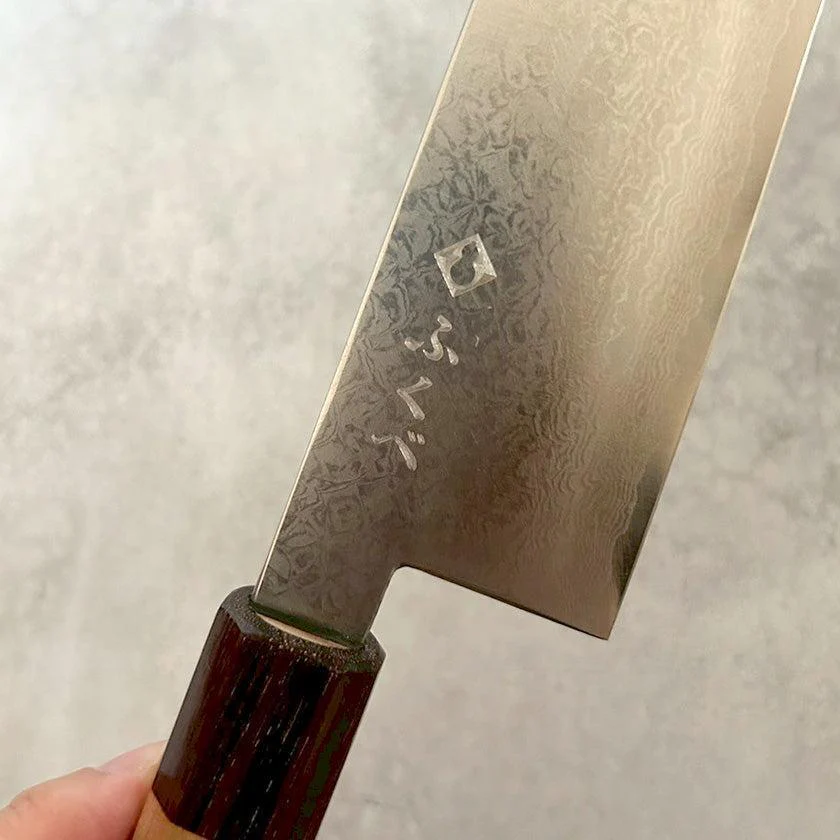 【三徳包丁・30丁限定】VG10 16層 ダマスカス | 野鍛冶 | ふくべ鍛冶 - Image 16