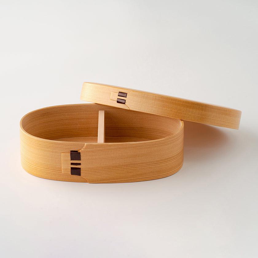 【お弁当箱】小判型 | 大館曲げわっぱ | 栗久 - Image 3