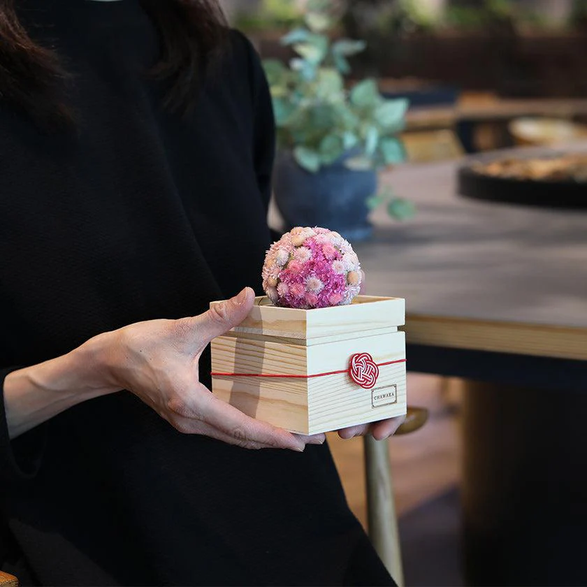 【プリザーブドフラワー】茶和花の鞠 (まり) 桜 | 宇治茶とフラワーデザイン | 茶和花 京都宇治 - Image 4