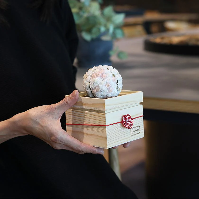 【ギフトセット】茶和花の鞠と煎茶のセット 白梅 | 宇治茶とフラワーデザイン | 茶和花 京都宇治 - Image 6