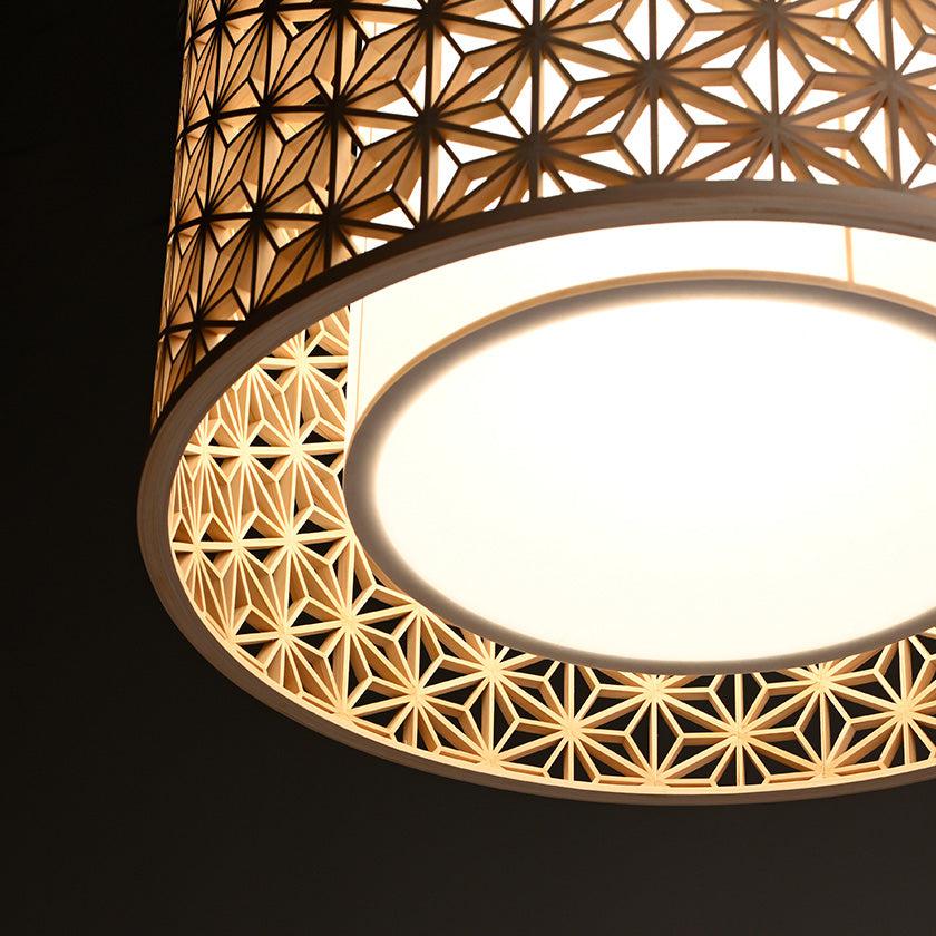 【ペンダントライト・照明】KUMIKO Pendant Light 01 麻の葉 | 京指物 | 村山木工 (大型配送料2,500円) - Image 3