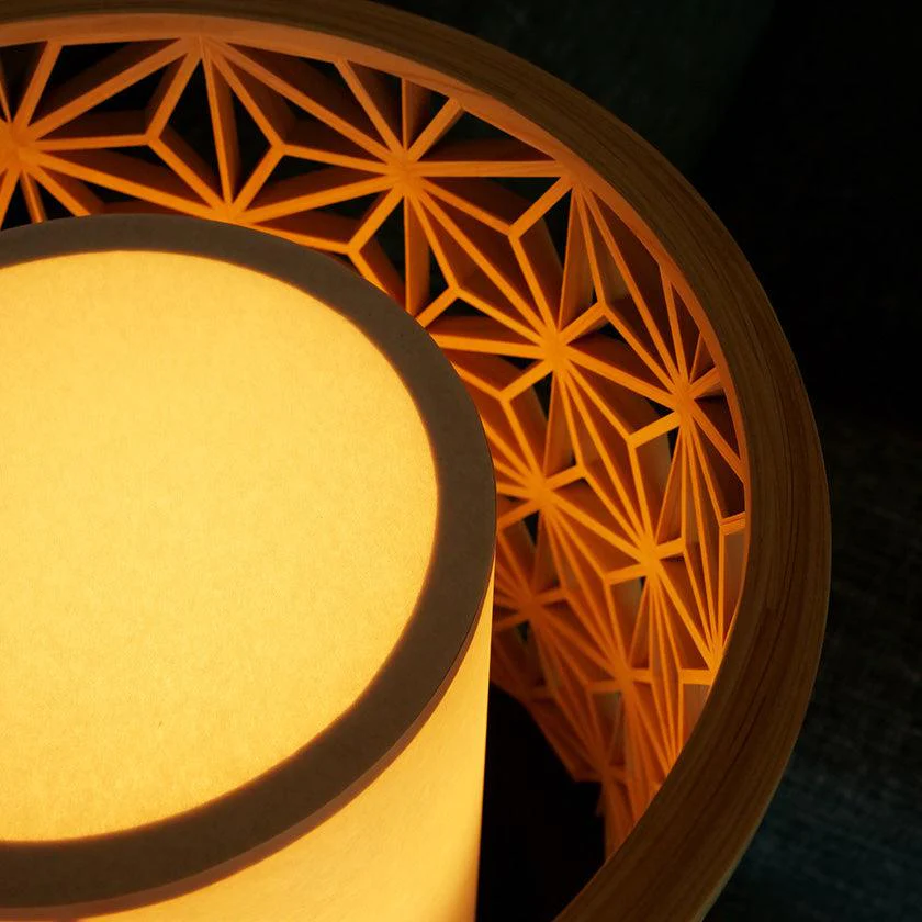 【ペンダントライト・照明】KUMIKO Pendant Light 02 麻の葉 | 京指物 | 村山木工 (大型配送料2,500円) - Image 5