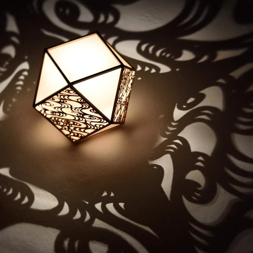 【スタンドライト・照明】KIRIKO Stand Light 流水 (S-Lサイズ) | 京指物 | 村山木工 (大型配送料2,500円) - Image 4