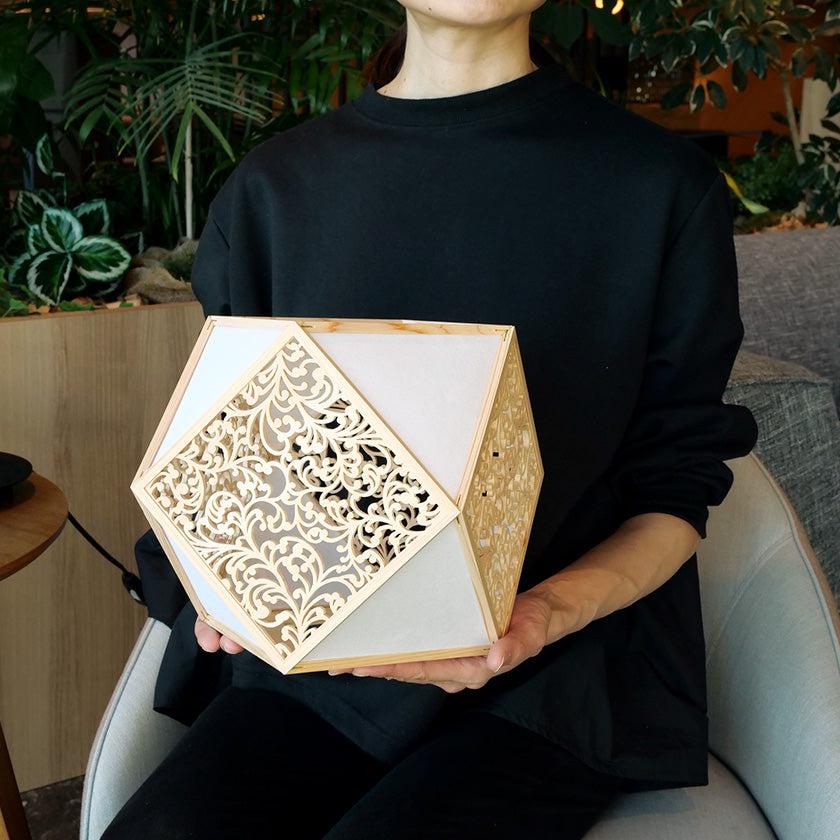 【ペンダントライト・照明】KIRIKO Pendant Light 墨流 (S-Lサイズ) | 京指物 | 村山木工 (大型配送料2,500円) - Image 7