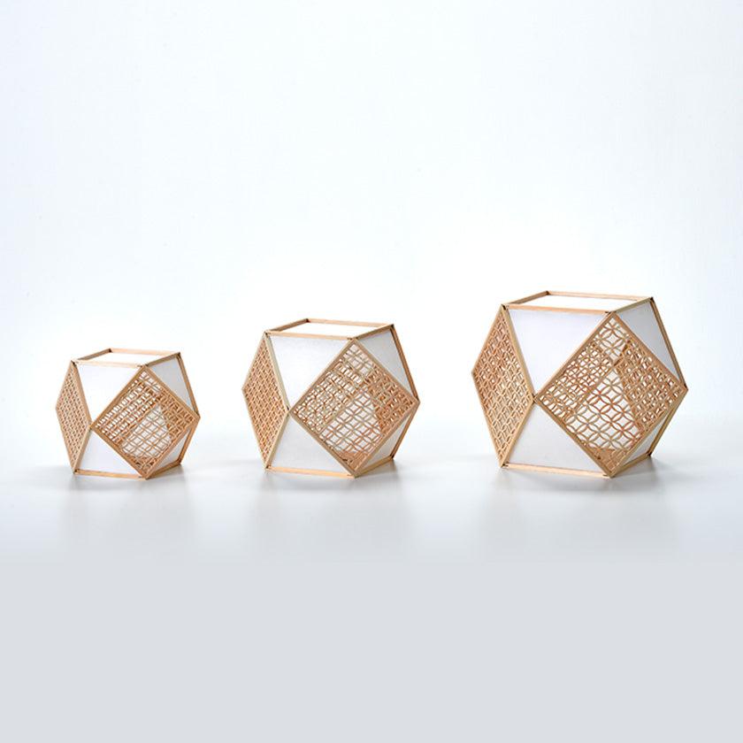 【ペンダントライト・照明】KIRIKO Pendant Light 麻の葉 (S-Lサイズ) | 京指物 | 村山木工 (大型配送料2,500円) - Image 13