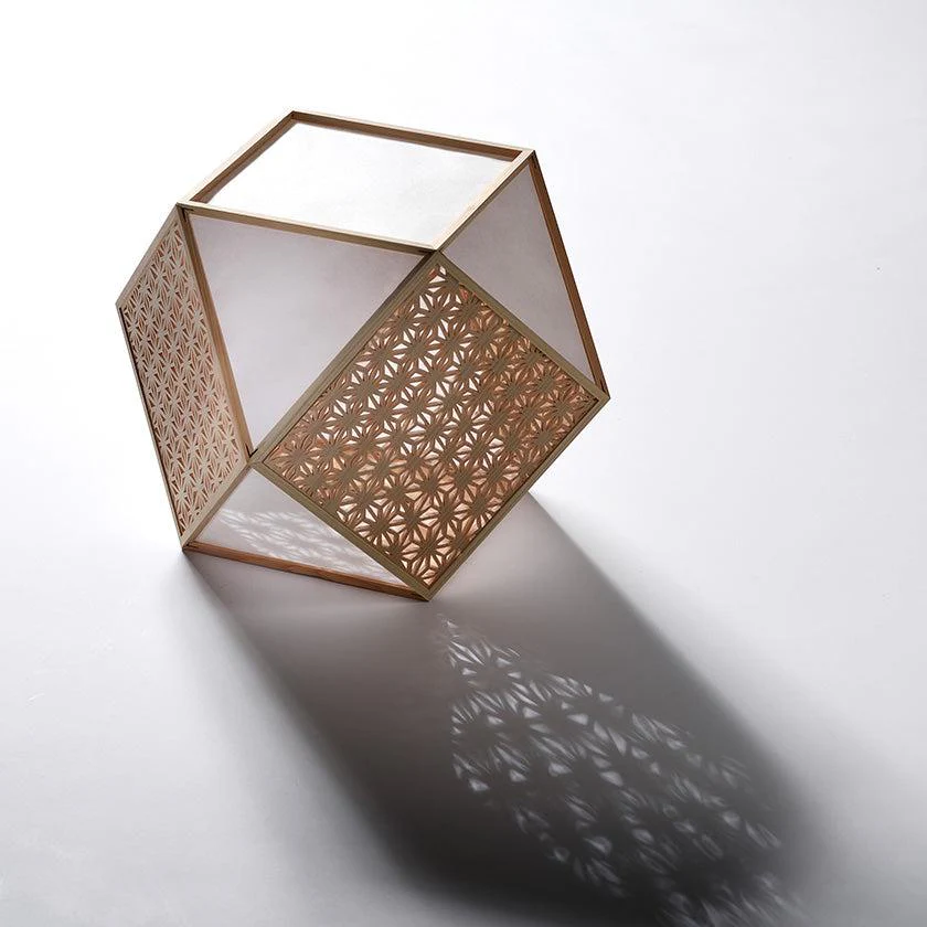 【ペンダントライト・照明】KIRIKO Pendant Light 麻の葉 (S-Lサイズ) | 京指物 | 村山木工 (大型配送料2,500円) - Image 2