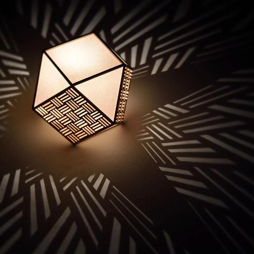 【ペンダントライト・照明】KIRIKO Pendant Light 桝形 (S-Lサイズ) | 京指物 | 村山木工 (大型配送料2,500円) - Image 2