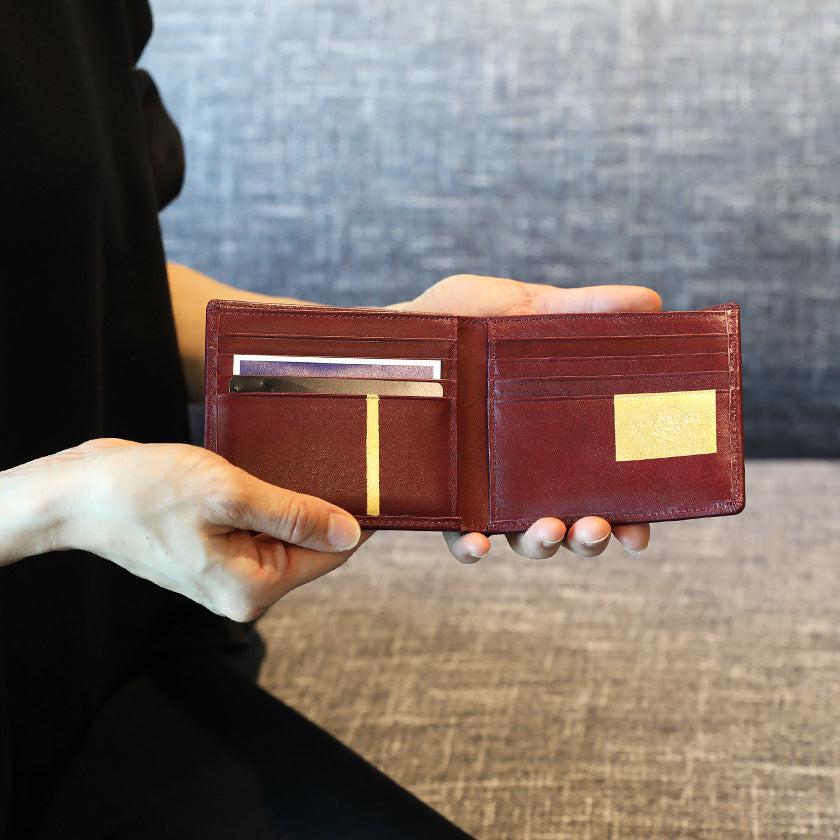 【財布】BYOBU 二つ折れ 京都の金箔押し仕上げ | 金箔押 | GOLDREAM KYOTO - Image 17