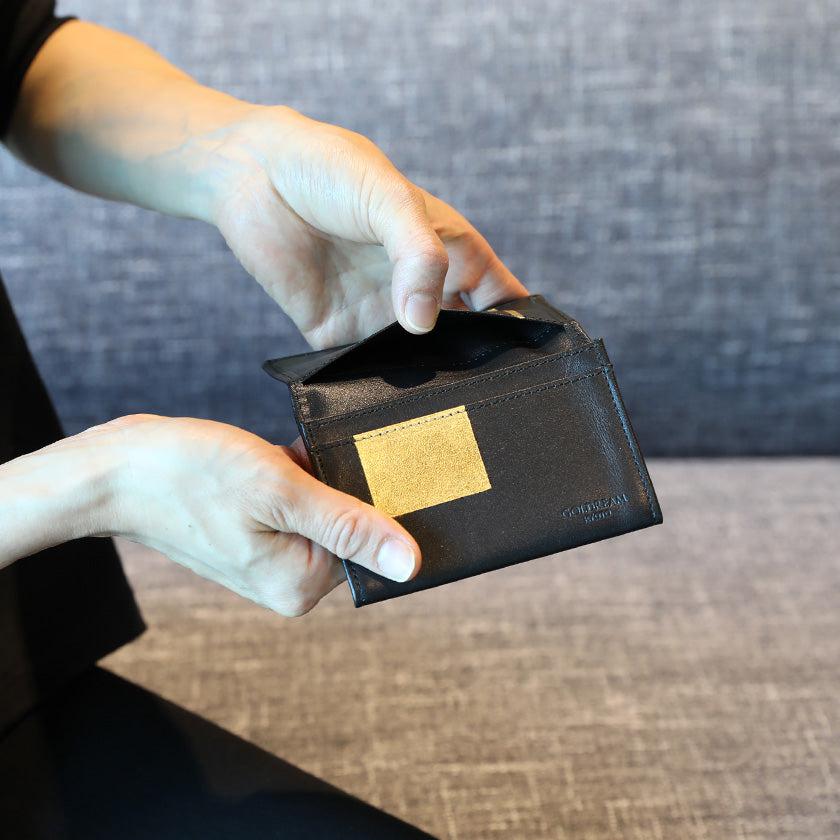 【カードケース 】BYOBU 京都の金箔押し仕上げ | 金箔押 | GOLDREAM KYOTO - Image 9