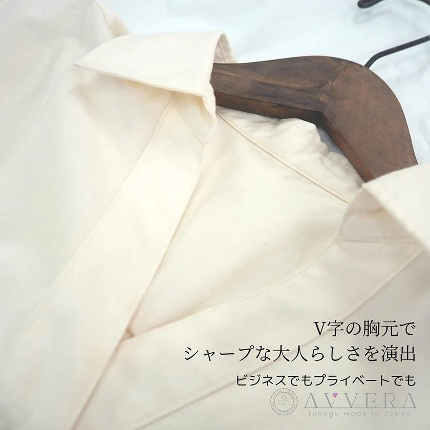 【シャツ】レディースデザインシャツ | オーガニック製品 | AVVERA - Image 5