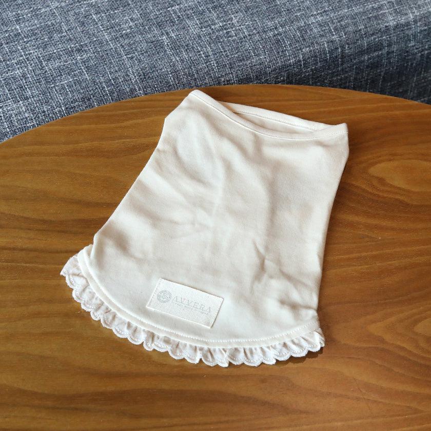 【ペット用肌着】大切なペットのためのアルティメイトピマ裾飾り肌着 Aタイプ | オーガニック製品 | AVVERA - Image 2
