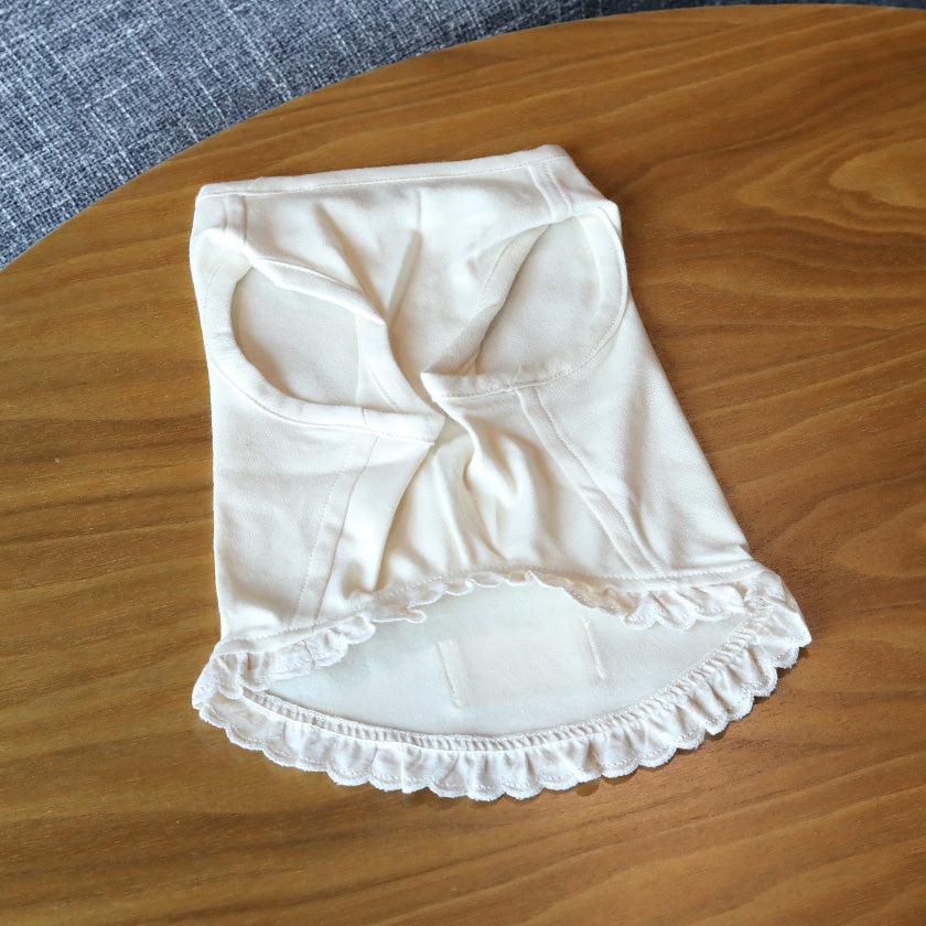 【ペット用肌着】大切なペットのためのアルティメイトピマ裾飾り肌着 Aタイプ | オーガニック製品 | AVVERA - Image 5