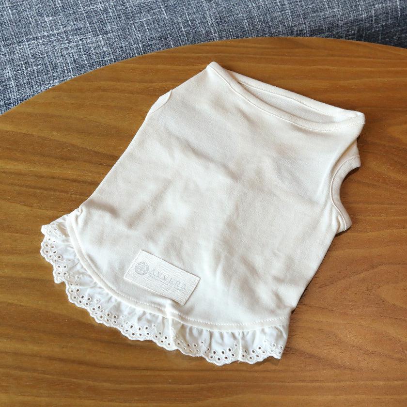 【ペット用肌着】大切なペットのためのアルティメイトピマ裾飾り肌着 Bタイプ | オーガニック製品 | AVVERA - Image 2