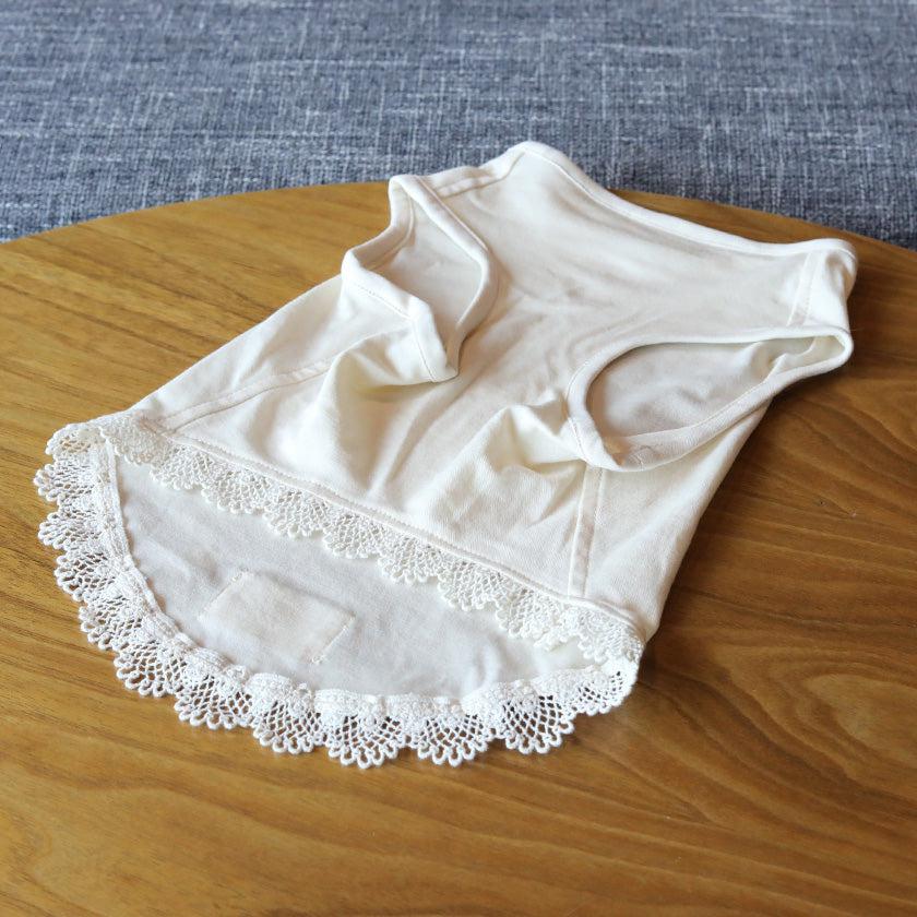 【ペット用肌着】大切なペットのためのアルティメイトピマ裾飾り肌着 Cタイプ | オーガニック製品 | AVVERA - Image 6