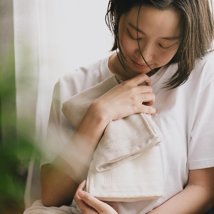 【フェイスタオル】こなゆき 3重ガーゼ | 播州織 | CLOCOMI - Image 8