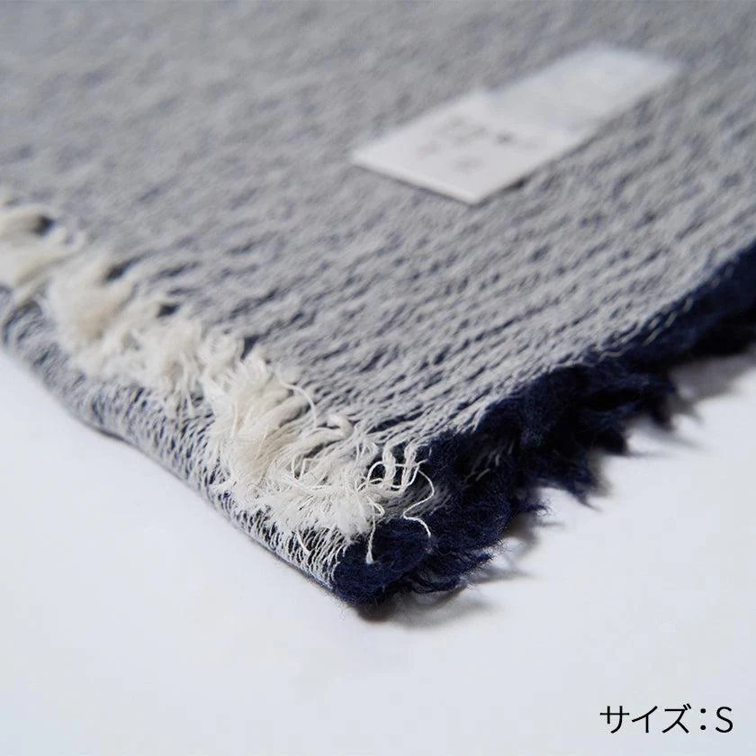 【ストール】播州織綿ウール (ネイビー) | 播州織 | FUJI GAUZE - Image 11