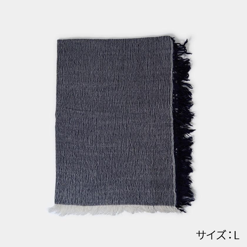 【ストール】播州織綿ウール (ネイビー) | 播州織 | FUJI GAUZE - Image 16