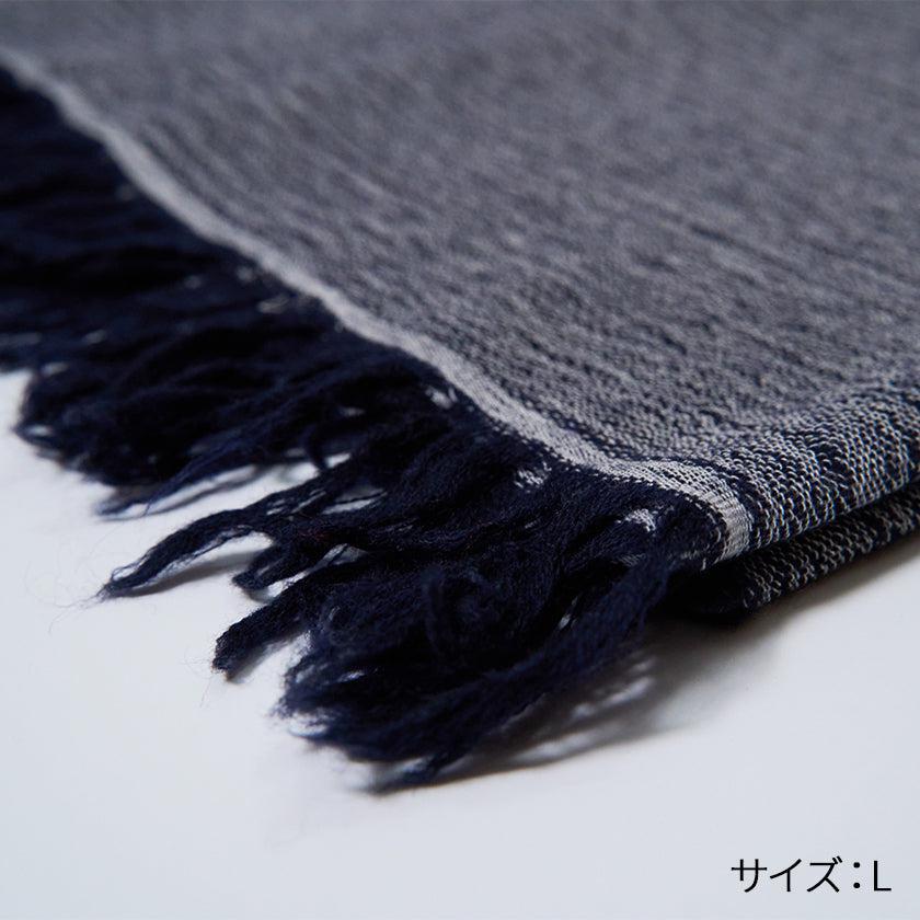 【ストール】播州織綿ウール (ネイビー) | 播州織 | FUJI GAUZE - Image 19