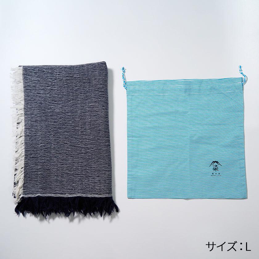 【ストール】播州織綿ウール (ネイビー) | 播州織 | FUJI GAUZE - Image 22