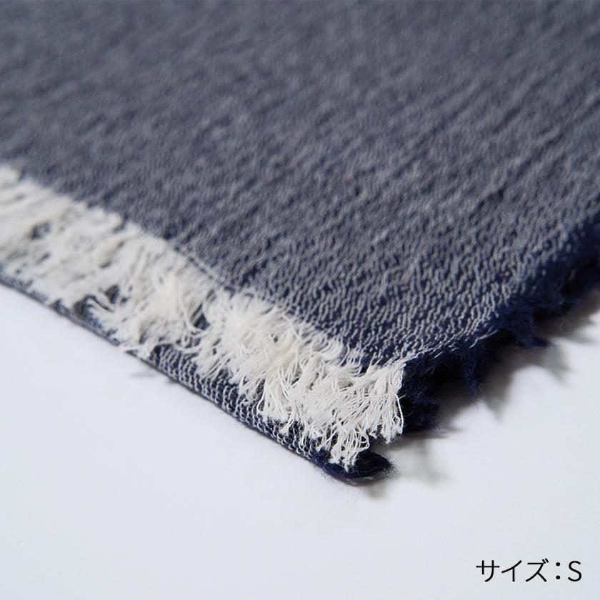【ストール】播州織綿ウール (ネイビー) | 播州織 | FUJI GAUZE - Image 8