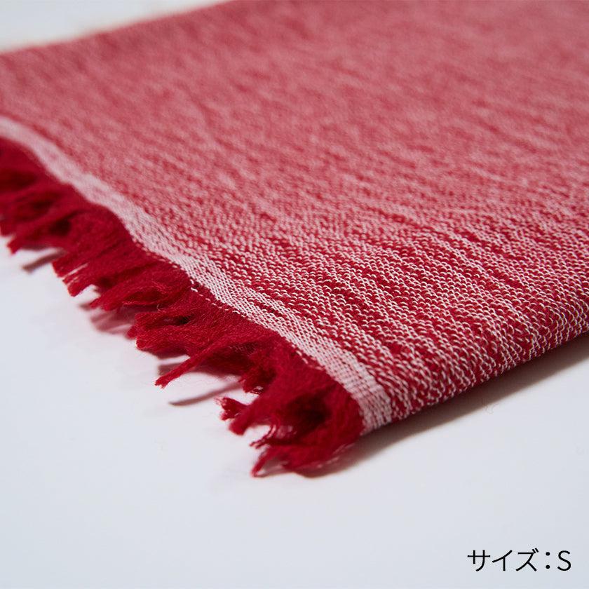 【ストール】播州織綿ウール (レッド) | 播州織 | FUJI GAUZE - Image 9