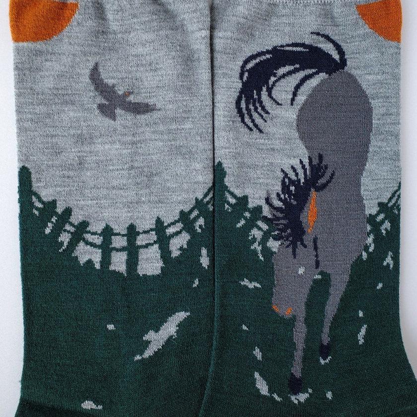 【靴下】GARA SOCKS (UMA) | 靴下 | TANAKA SOKKEN - Image 10