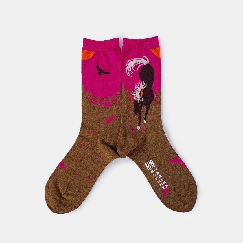 【靴下】GARA SOCKS (UMA) | 靴下 | TANAKA SOKKEN - Image 11