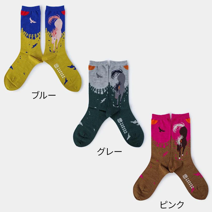【靴下】GARA SOCKS (UMA) | 靴下 | TANAKA SOKKEN - Image 5