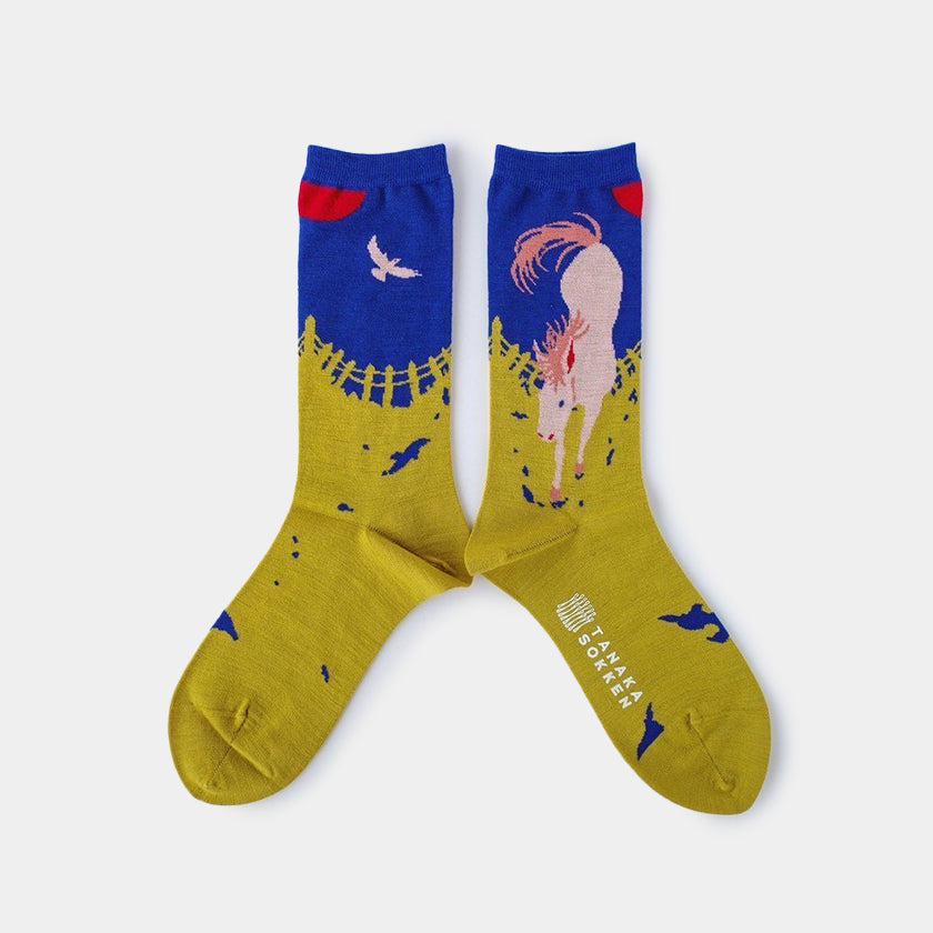 【靴下】GARA SOCKS (UMA) | 靴下 | TANAKA SOKKEN - Image 6