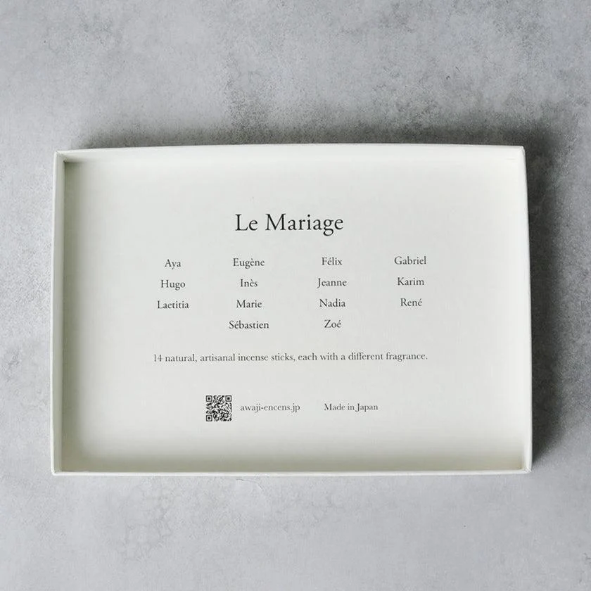 【線香】14種 香立て付き Le Mariage coffret | 線香| AWAJI ENCENS - Image 23