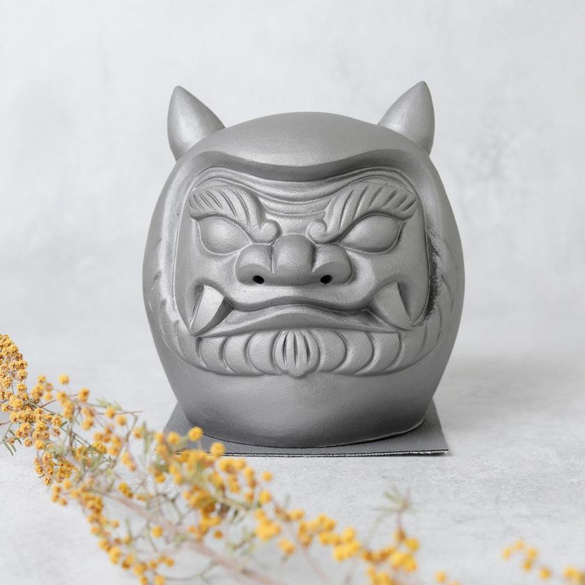 【鬼瓦インテリア】鬼達磨 Oni-Daruma 卓上 | 淡路鬼瓦 | 瓦廊 - Image 2