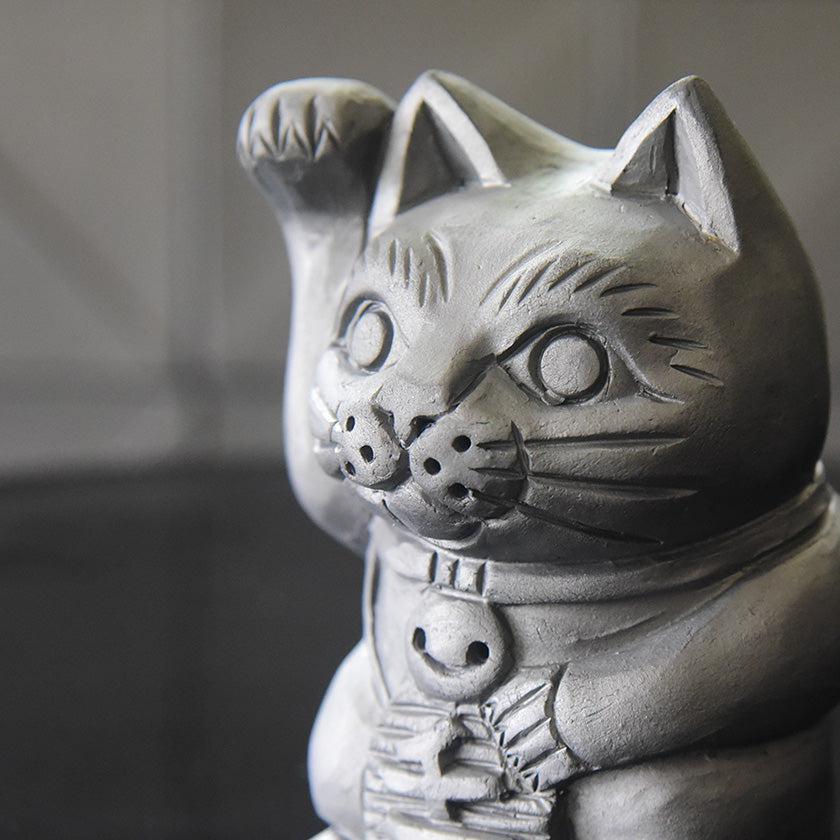 【招き猫】瓦の招き猫 | 淡路鬼瓦 | 瓦廊 - Image 3