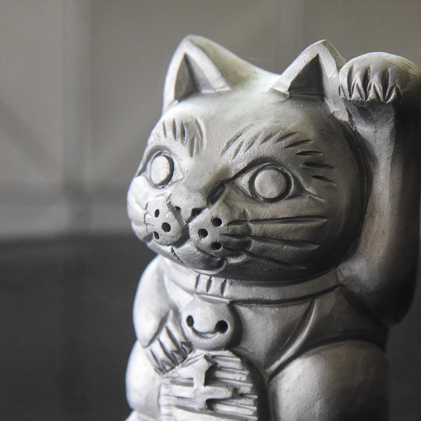 【招き猫】瓦の招き猫 | 淡路鬼瓦 | 瓦廊 - Image 4