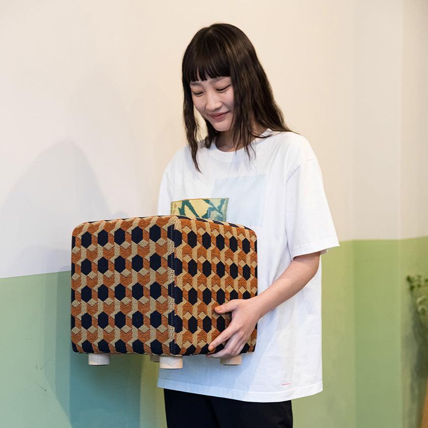 【スツール】-MOSS- | 播州織 | POLS (大型配送料2,500円) - Image 2