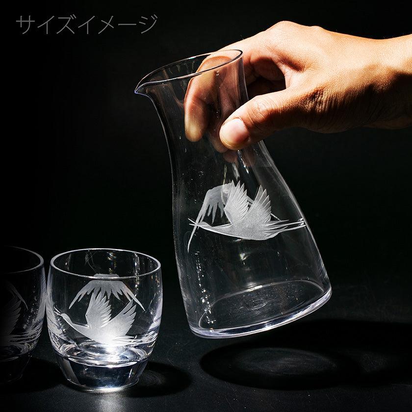 【江戸切子】富士山に鶴 冷酒器揃 | TABLEAU - Image 5