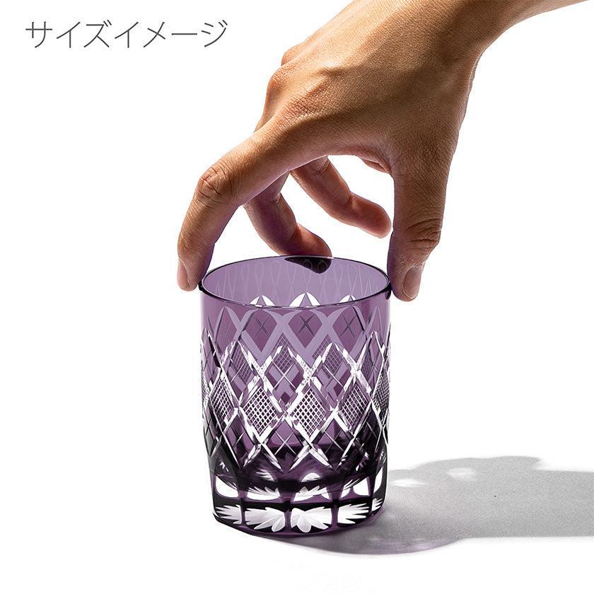 【江戸切子】矢来魚子紋 オールドグラス | TABLEAU - Image 16