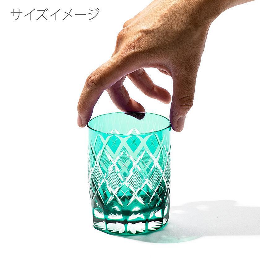 【江戸切子】矢来魚子紋 オールドグラス | TABLEAU - Image 19