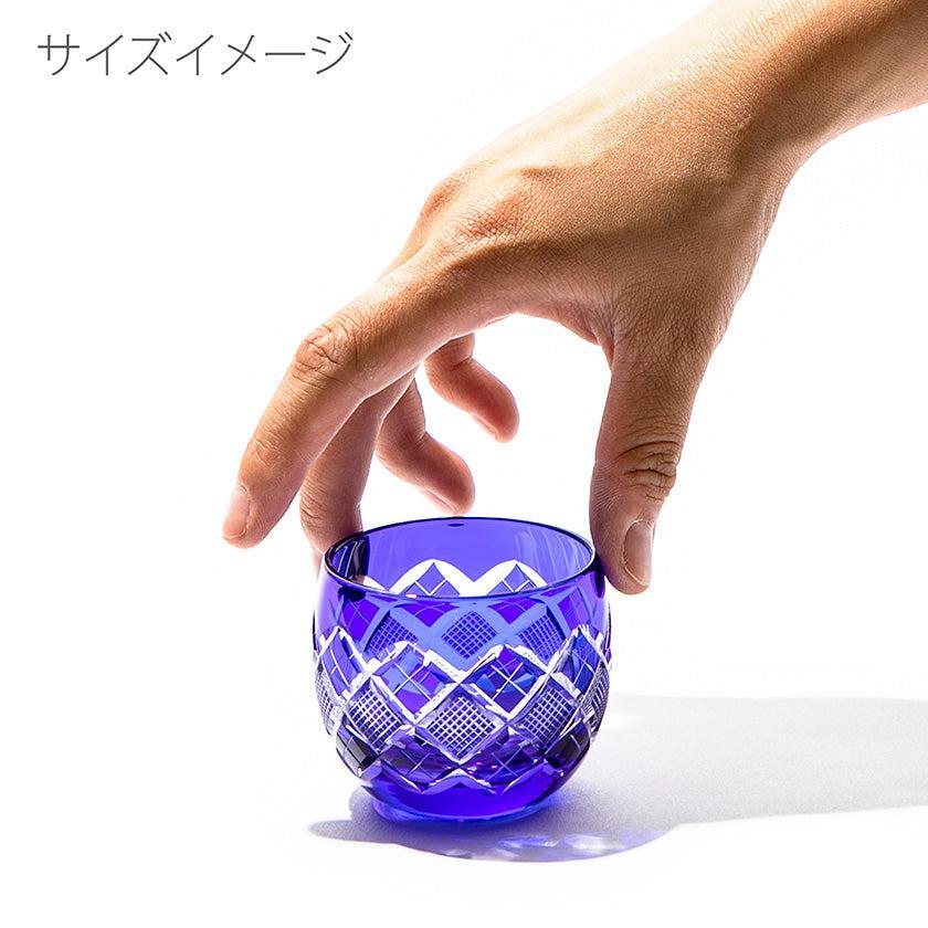 【江戸切子】矢来魚子紋 ぐい呑 | TABLEAU - Image 11