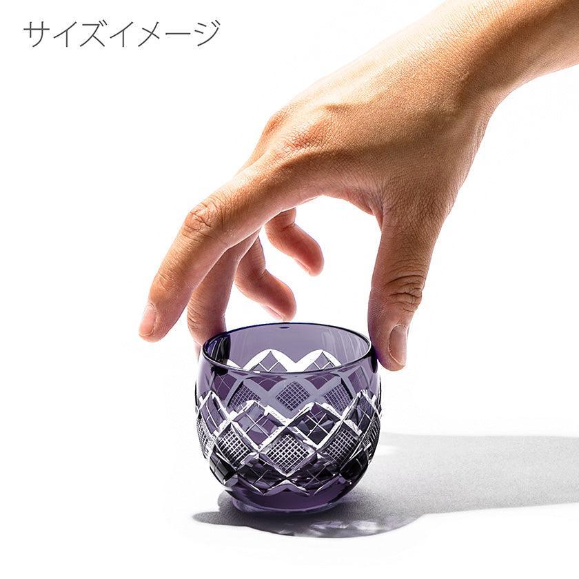 【江戸切子】矢来魚子紋 ぐい呑 | TABLEAU - Image 14