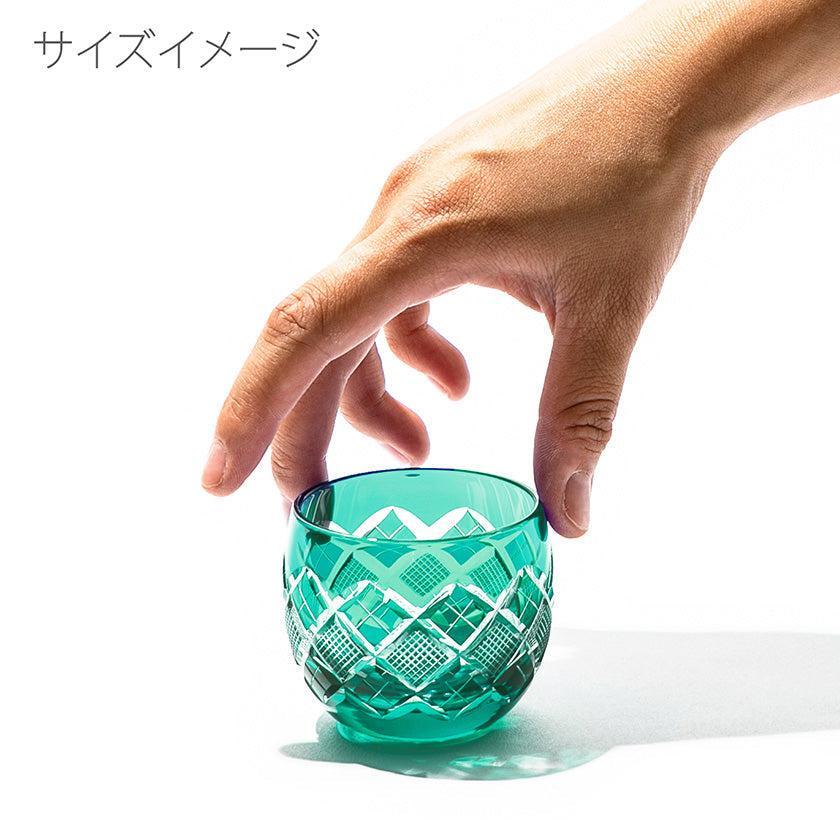 【江戸切子】矢来魚子紋 ぐい呑ペア | TABLEAU - Image 13