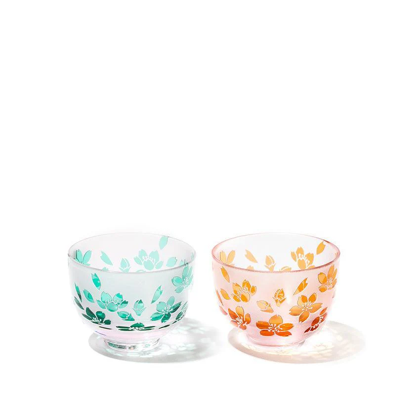 【彫刻 夢柄子】桜紋 ぐい呑ペア (容量80ml) | TABLEAU - Image 6