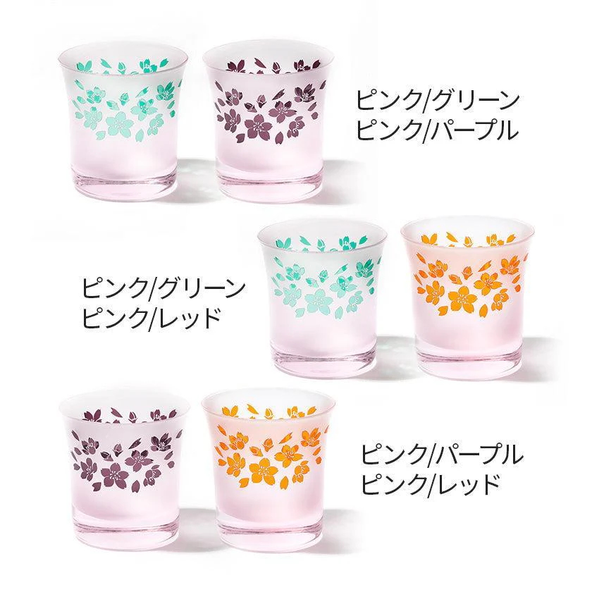 【彫刻 夢柄子】桜紋 オールドグラスペア | TABLEAU - Image 17