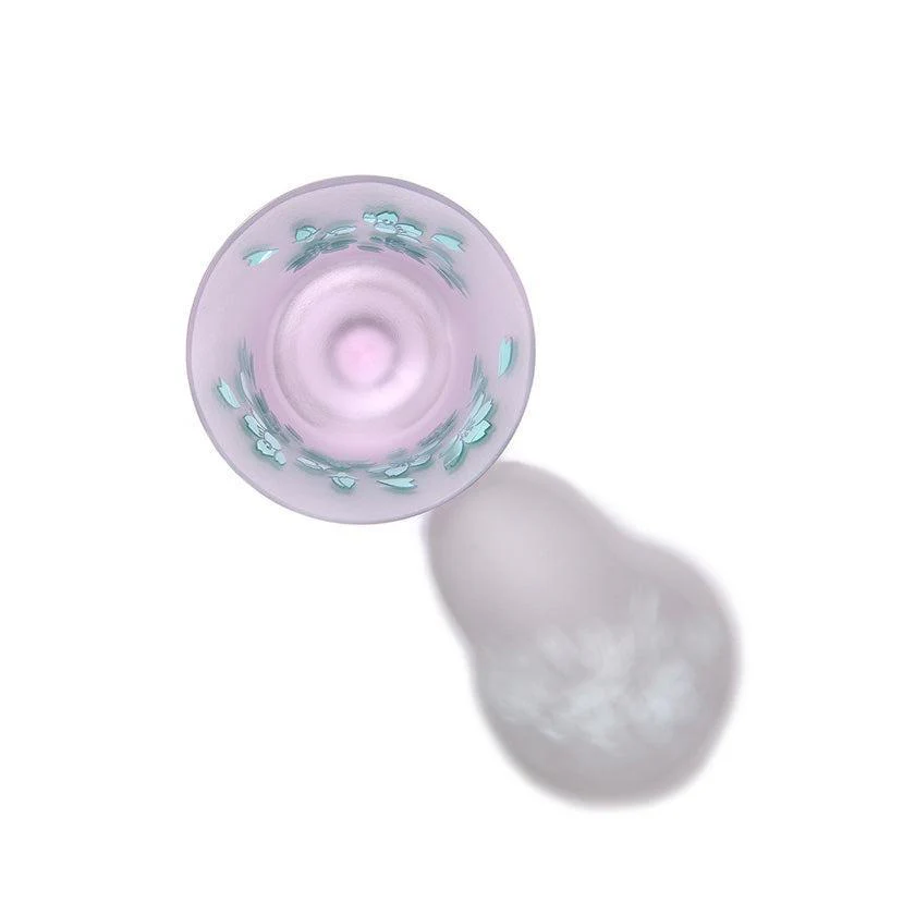 【彫刻 夢柄子】桜紋 ワイングラス | TABLEAU - Image 9