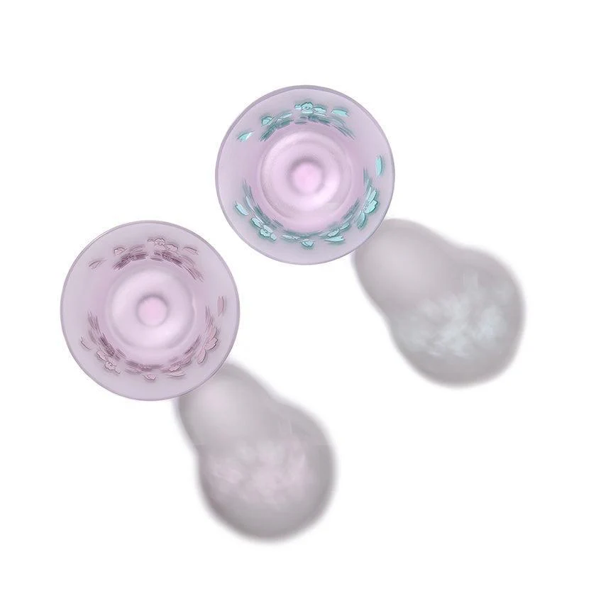 【彫刻 夢柄子】桜紋 ワイングラスペア | TABLEAU - Image 7