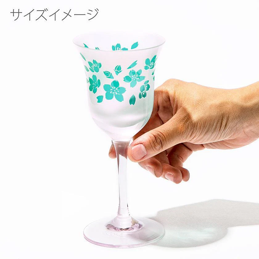 【彫刻 夢柄子】桜紋 ワイングラスペア | TABLEAU - Image 8