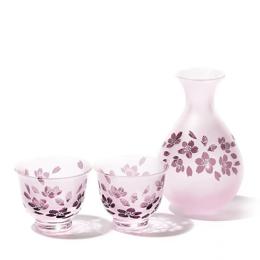 【彫刻 夢柄子】桜紋 酒器三点揃 | TABLEAU - Image 11