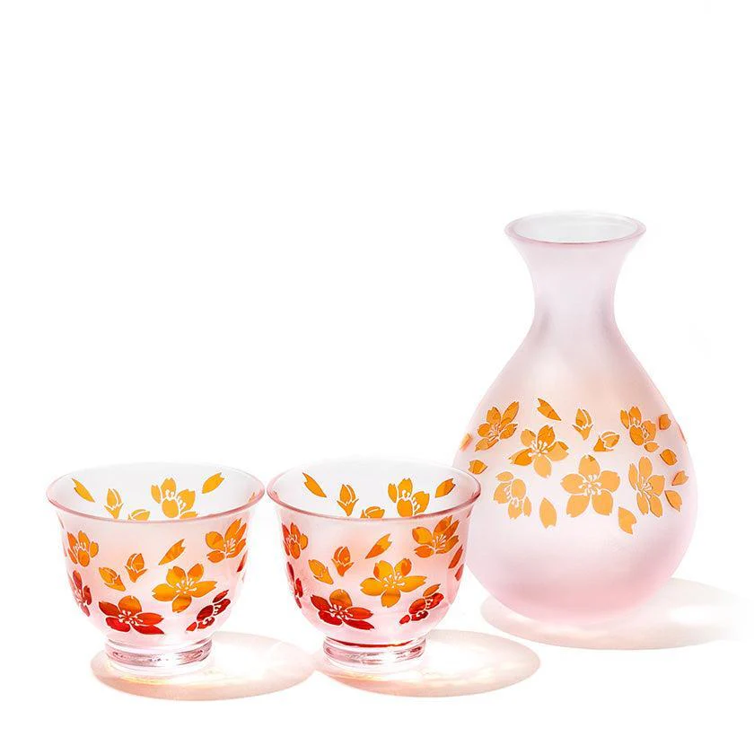 【彫刻 夢柄子】桜紋 酒器三点揃 | TABLEAU - Image 13