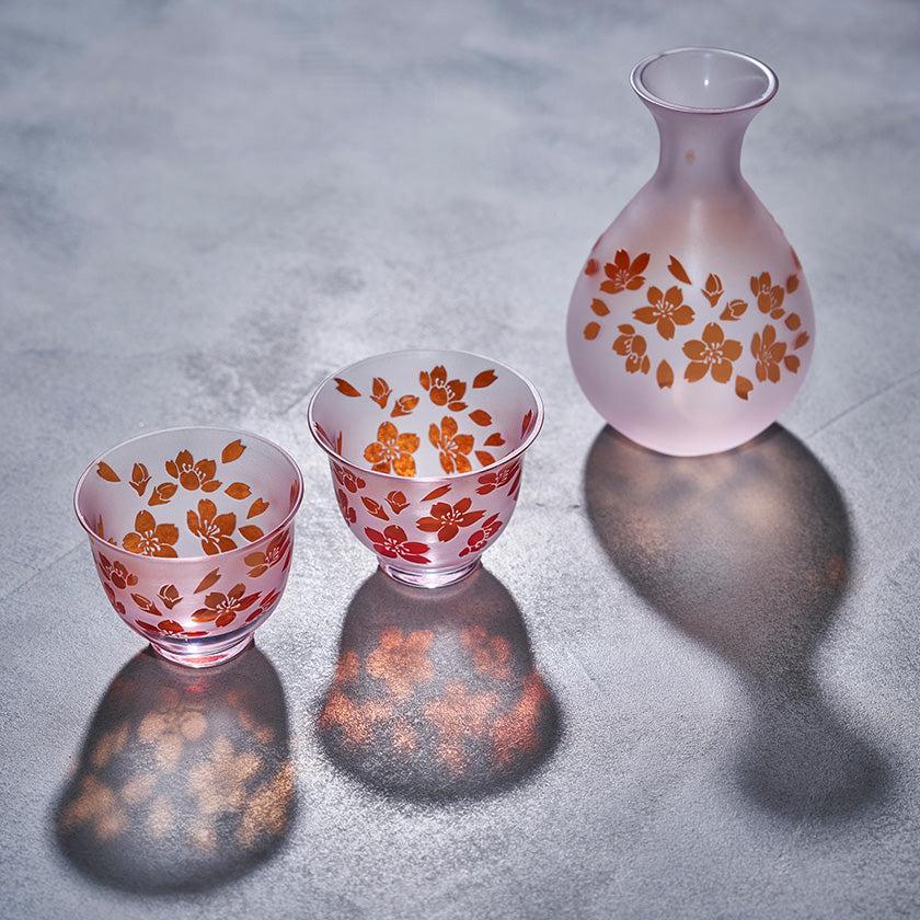 【彫刻 夢柄子】桜紋 酒器三点揃 | TABLEAU - Image 5